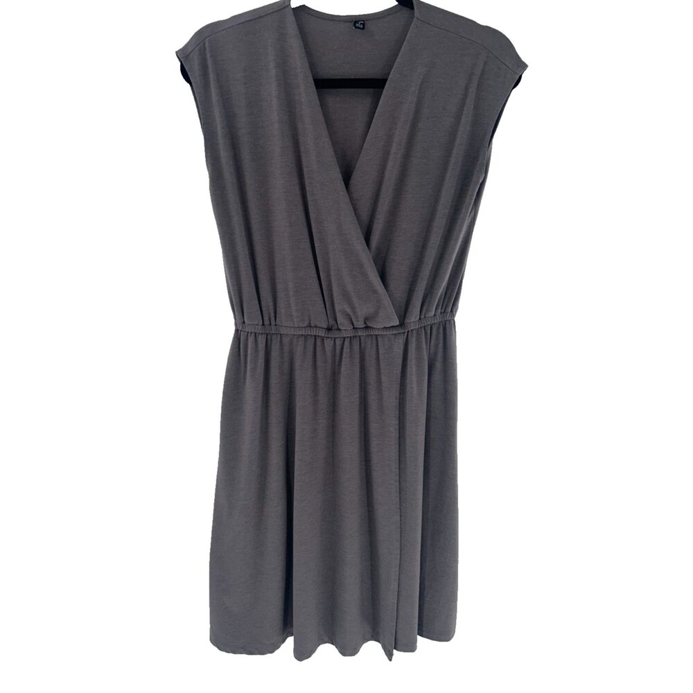 Women's Uniqlo Faux Wrap Short Sleeve Dress Size S